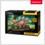 Cubic Fun - Puzzle 3D Stegosaurus 62 Piese Cubic Fun - 2